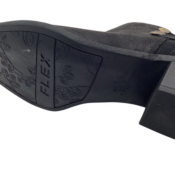 Life‎ Stride Soft  System Women's Black Suede Ankle Boots Size 10 M - Picture 4 of 10